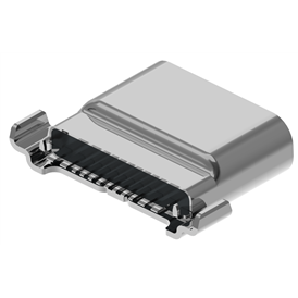 XB-ATCF-12-003 TYPE C 12P 모좌 방수 스트레칭 케이스 양발 커버 L = 7.6MM, SMT 노출 없음, 충전 데이터 버전